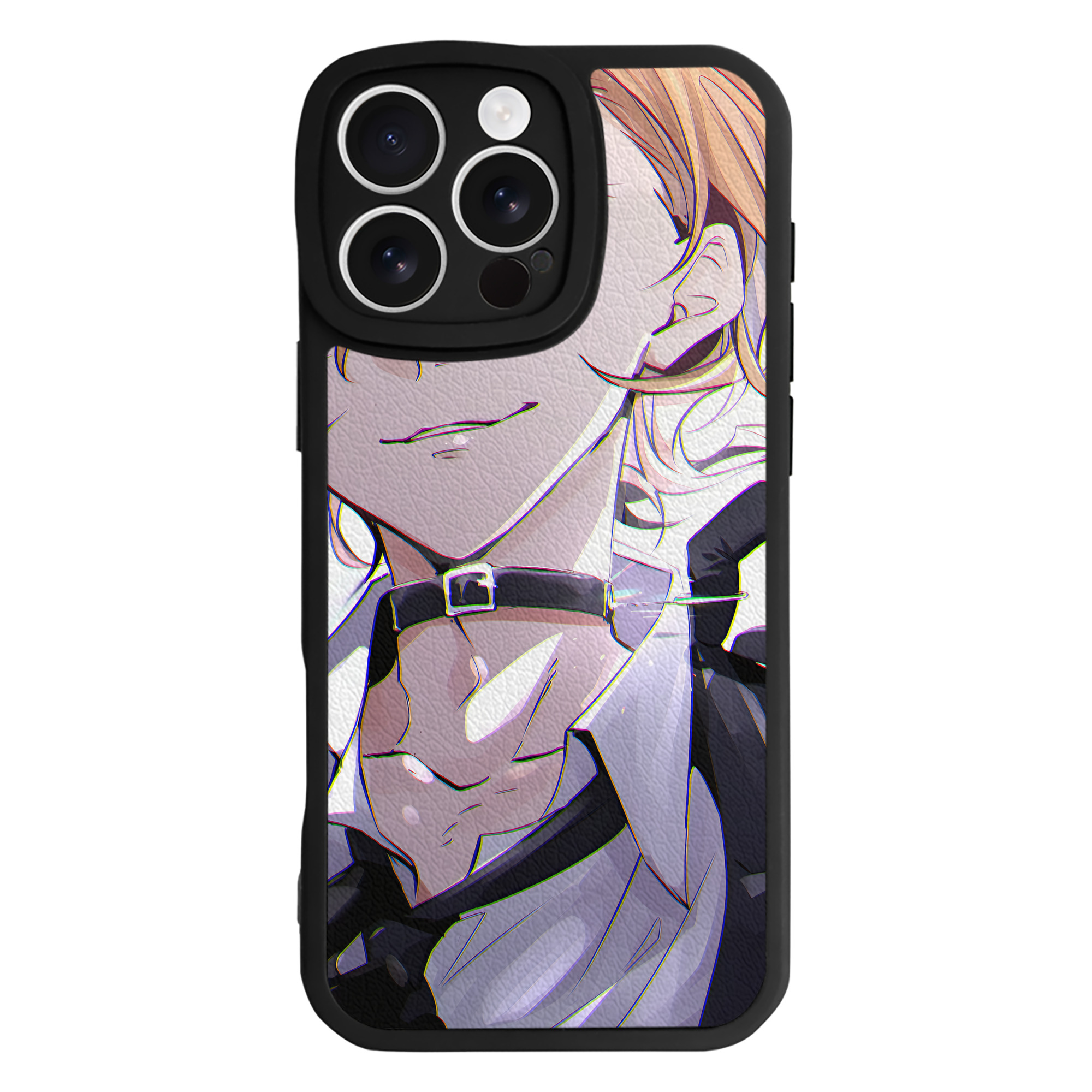 （画像用） 文豪ストレイドッグス Bungo Stray Dogs 【iPhone 16シリーズ対応】シリコンスマホケース（レザー調） 材質：シリコン